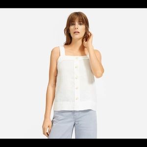 everlane linen tank
